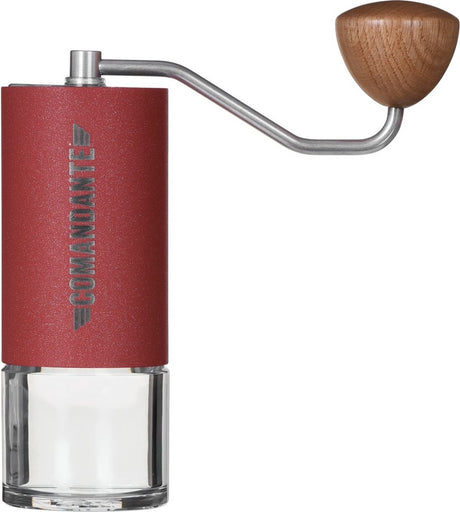 Moulin à café manuel Comandante C40 MK4 Nitro Blade - Sunset - Acier inoxydable - Fraises de haute qualité - Capacité 40 g - Fabriqué en Allemagne
