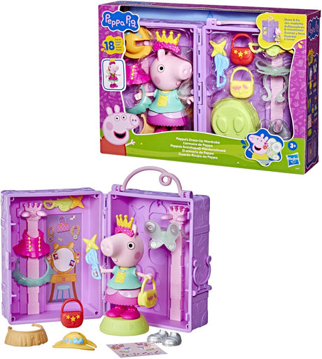 Hasbro - Ensemble de jeu de garde-robe Peppa Pig