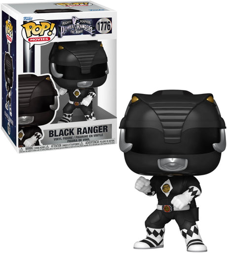 Funko Mighty Morphin Power Rangers : le film pop ! films figurine en vinyle ranger noir 9 cm pop! chiffre