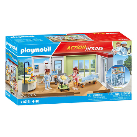 Maternité des héros d'action Playmobil - 71617