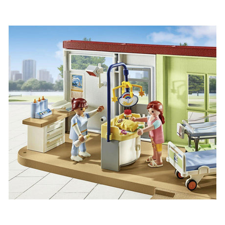 Maternité des héros d'action Playmobil - 71617