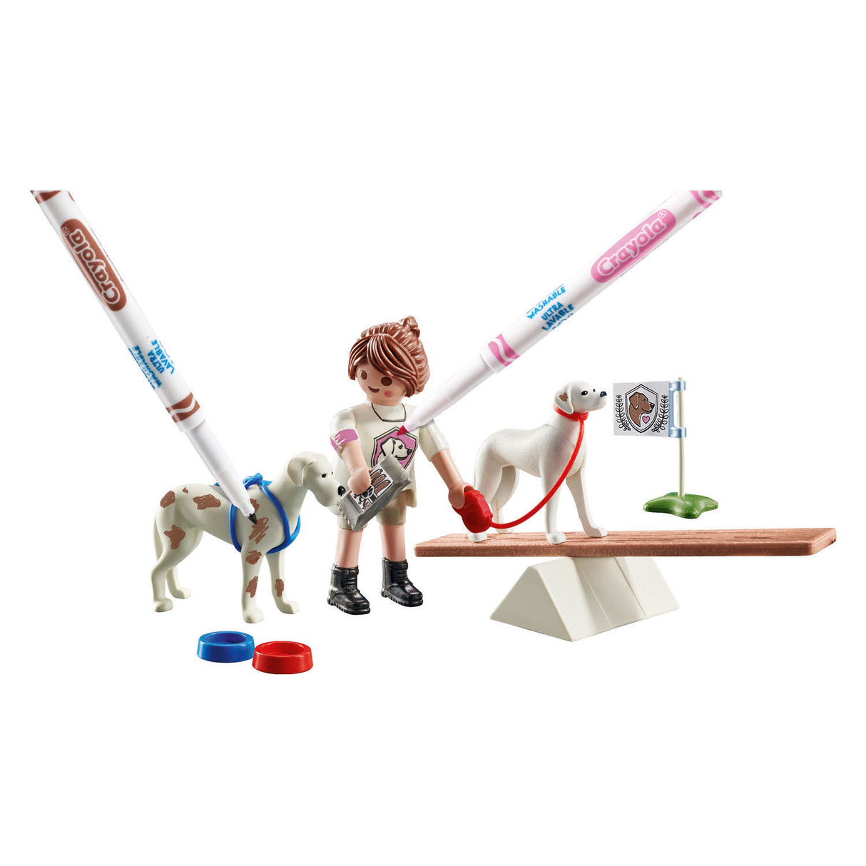 Playmobil dressage de chien couleur - 71517