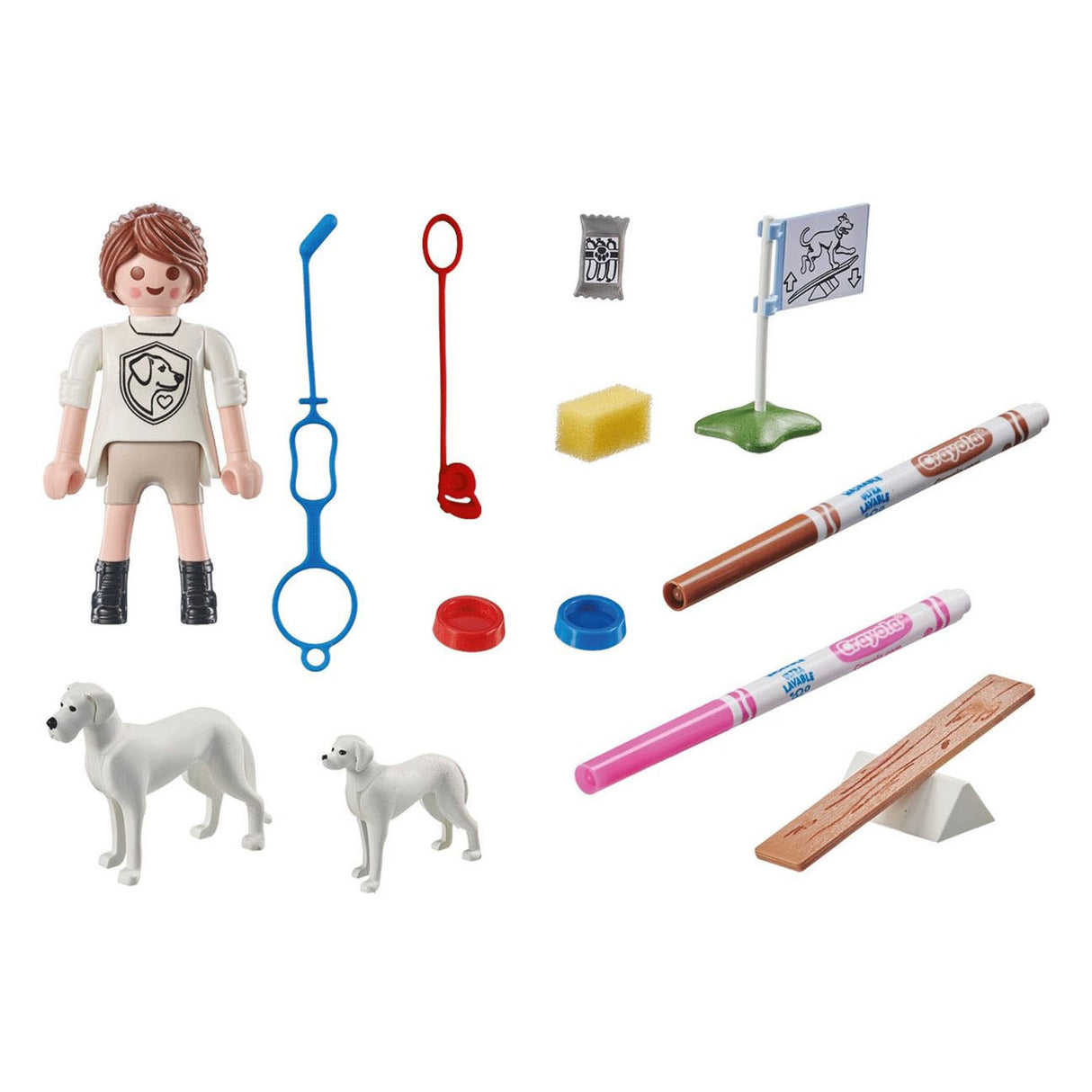 Playmobil dressage de chien couleur - 71517
