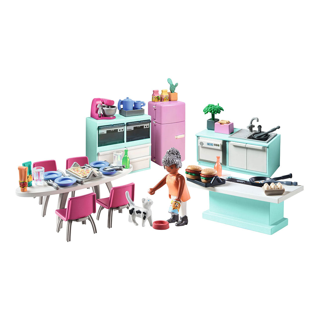 Playmobil my life cuisine avec coin repas - 71609