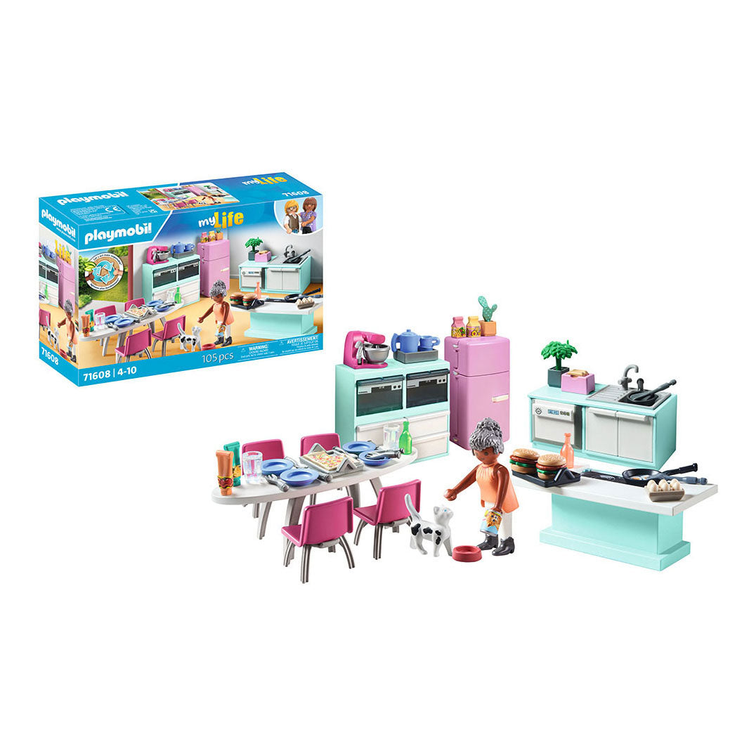 Playmobil my life cuisine avec coin repas - 71609