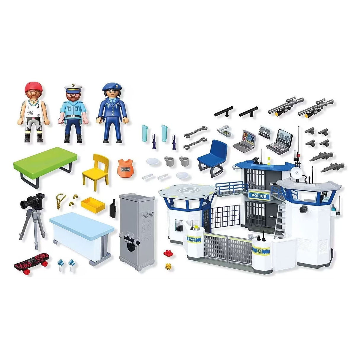 Centre de commandement de la police d'action de la ville Playmobil - 71874