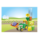 Playmobil junior : tracteur avec jolie jardinière - 71773