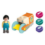Playmobil junior : camion poubelle à pousser et saisir - 71774