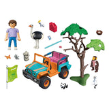 Playmobil animaux amis véhicule tout terrain coloré - 71855