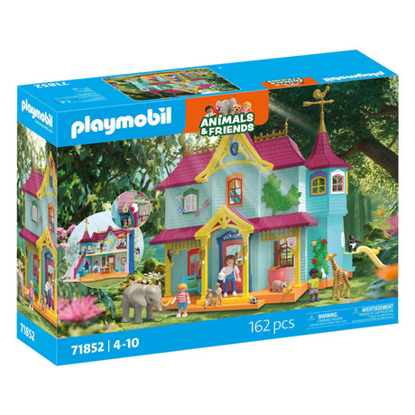 Playmobil animaux amis maison animalière animée - 71853