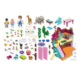 Playmobil 71852 maison d'animaux animée