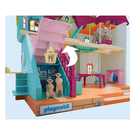 Playmobil animaux amis maison animalière animée - 71853