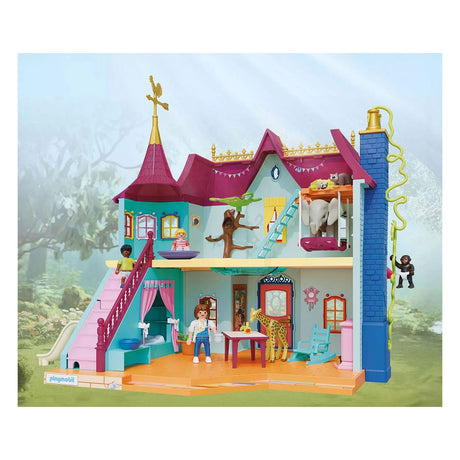 Playmobil animaux amis maison animalière animée - 71853