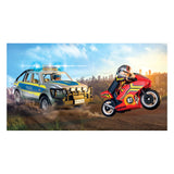 Héros d'action Playmobil - poursuite avec pick-up de police - police avec effets lumineux et sonores - 71875