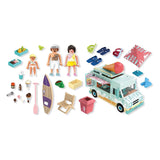 Playmobil my life camion de glaces avec magasin de surf - 71905