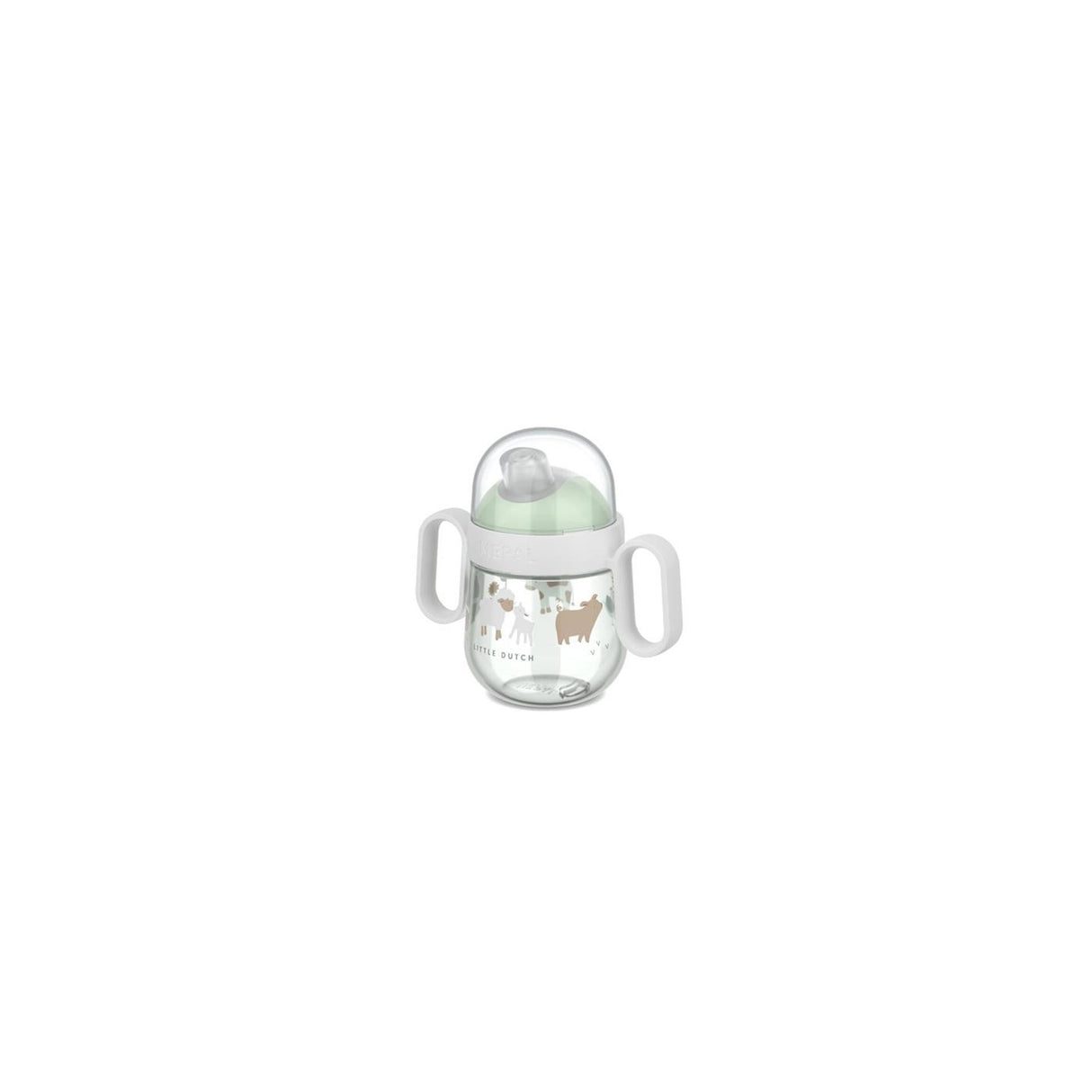 Mepal mio gobelet avec bec anti-goutte Little Dutch - 200 ml - facile à tenir - vaisselle pour enfants - Little Farm