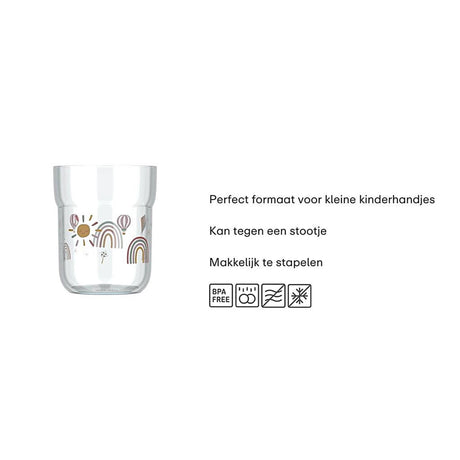 Verre enfant Mepal sunshine arc-en-ciel mio 250ml