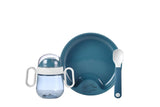 Mepal vaisselle bébé mio 3 pièces bleu