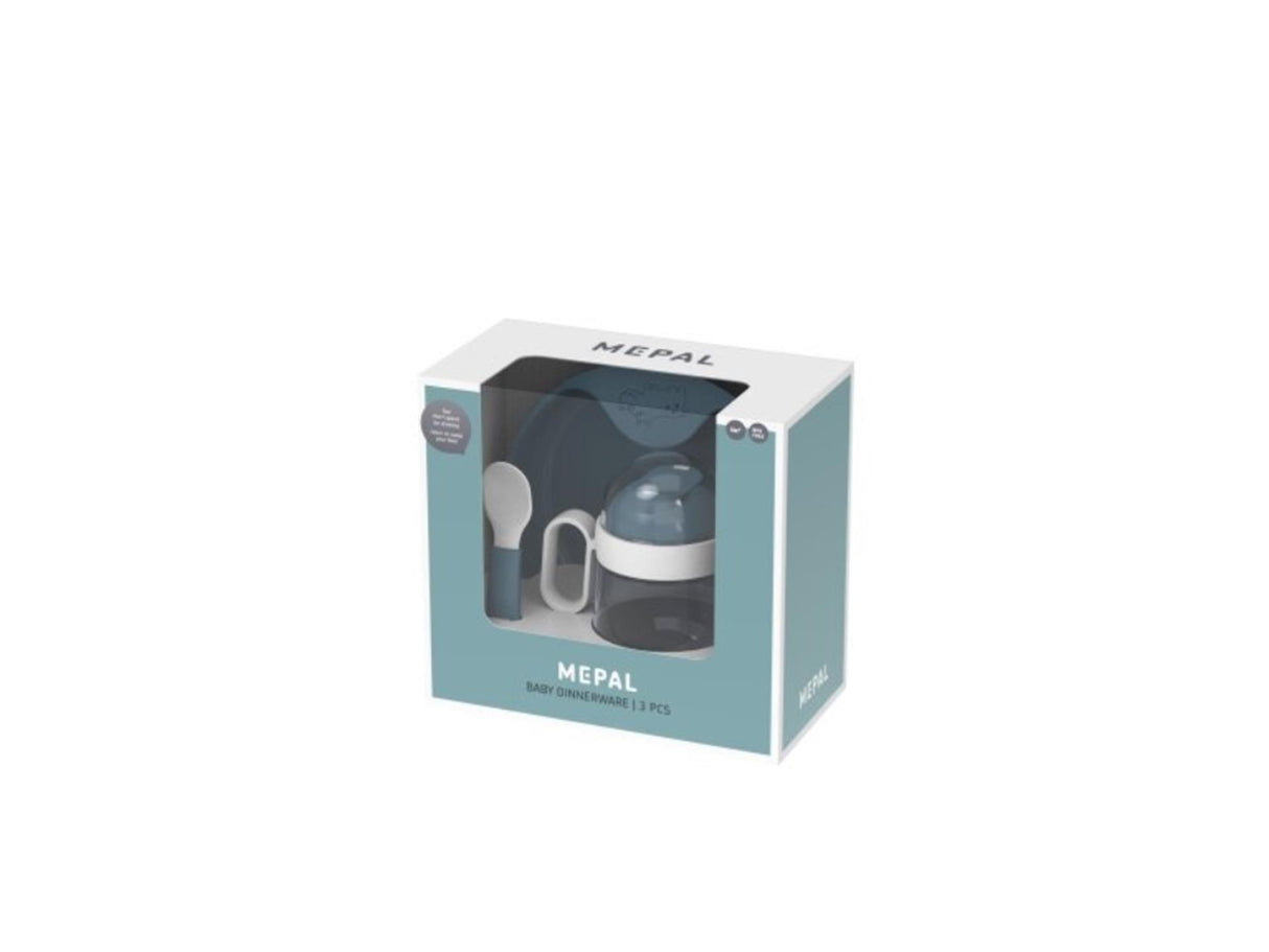Mepal vaisselle bébé mio 3 pièces bleu