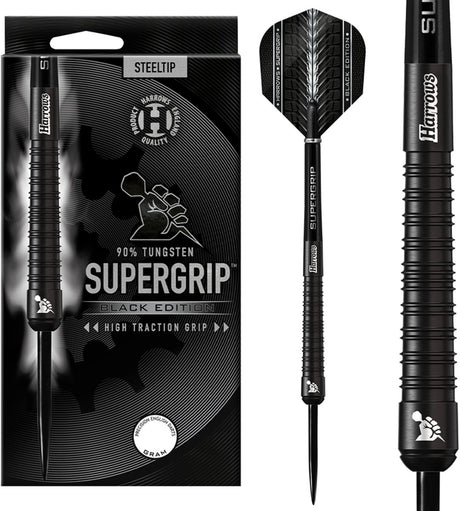 Harrows supergrip édition noire 90% tungstène 25gr