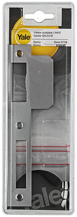 Yale 1019081 - 1 vlakke sluitplaat serie 57 08 links | 3 stuks