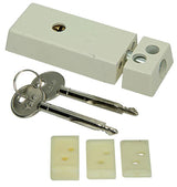 Yale 1019096 - 1 oplegraamslot, enkele pen, wit | 5 stuks