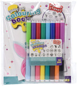Livre de coloriage avec marqueurs de tampons, 16 pcs