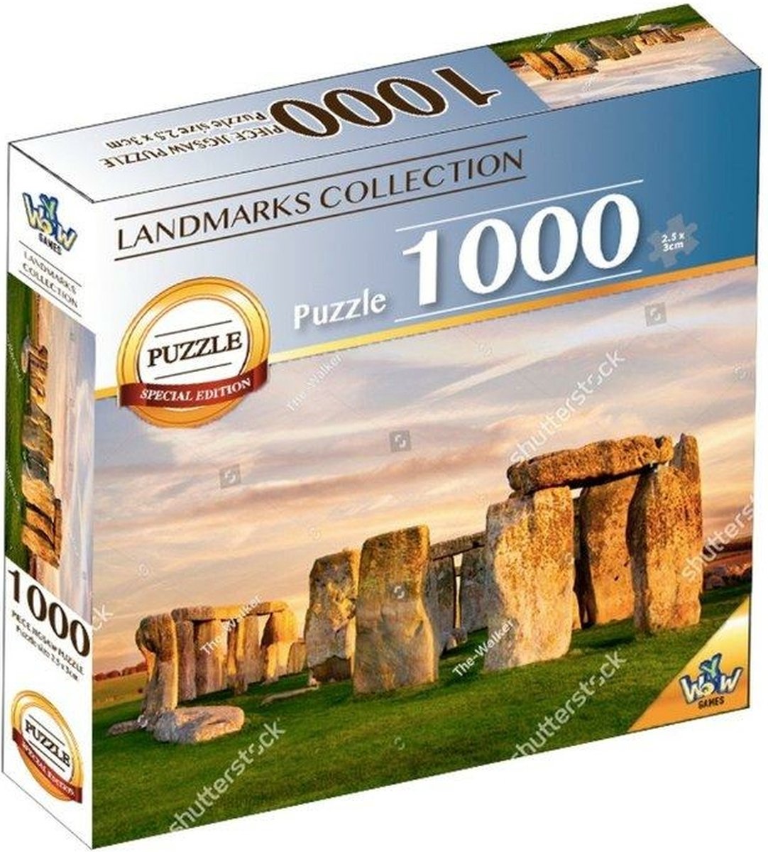 Puzzle Braet monuments du monde - Stonehenge 1000 pièces