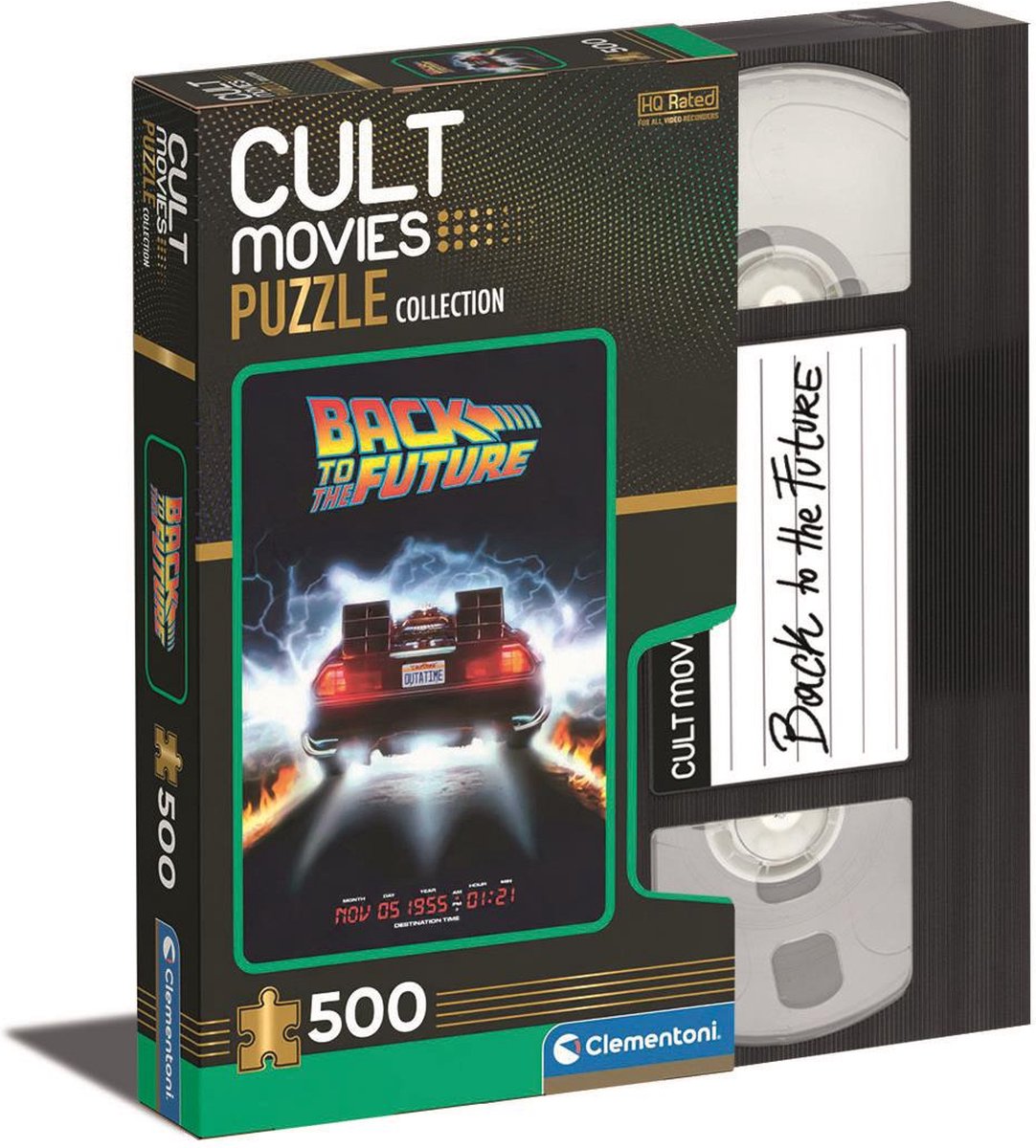 Clementoni puzzle films retour vers le futur, 500 pcs.