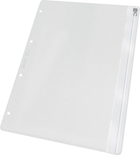 Esselte Leitz premium show bag a4 PVC - avec fermeture coulissante - dossier d'accessoires - 4 trous - 25 pièces - transparent