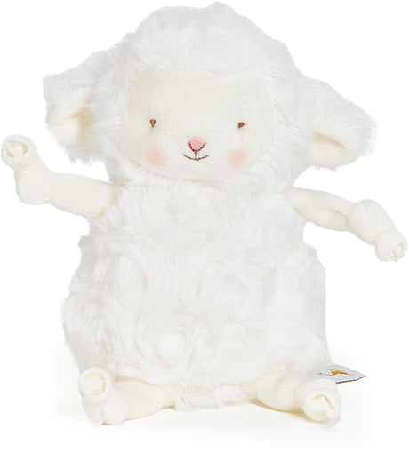 Bunnies by the bay roly poly kiddo peluche - peluche - détails brodés - agneau - 13 cm - blanc