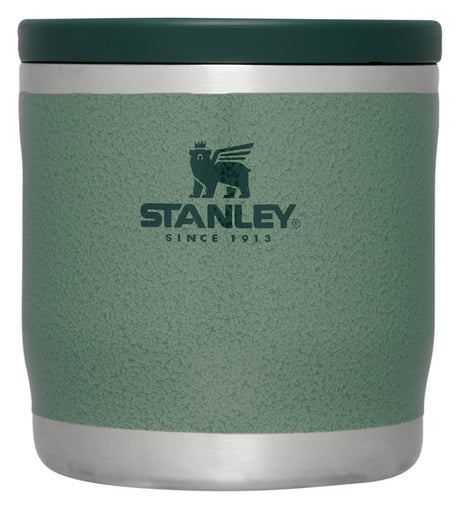 Boîte à lunch thermos à emporter Stanley Adventure 350 ml - 4 heures chaud - 4 heures froid - récipient alimentaire étanche - remplissage et nettoyage faciles - sans BPA - vert martelé