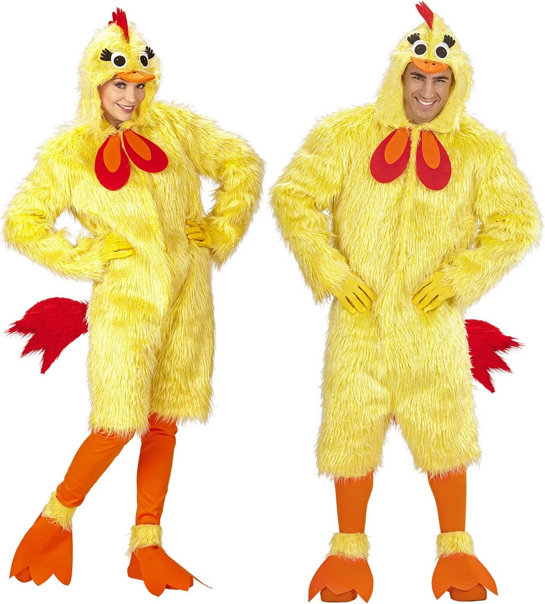 Finidi costume de poussin adultes en peluche