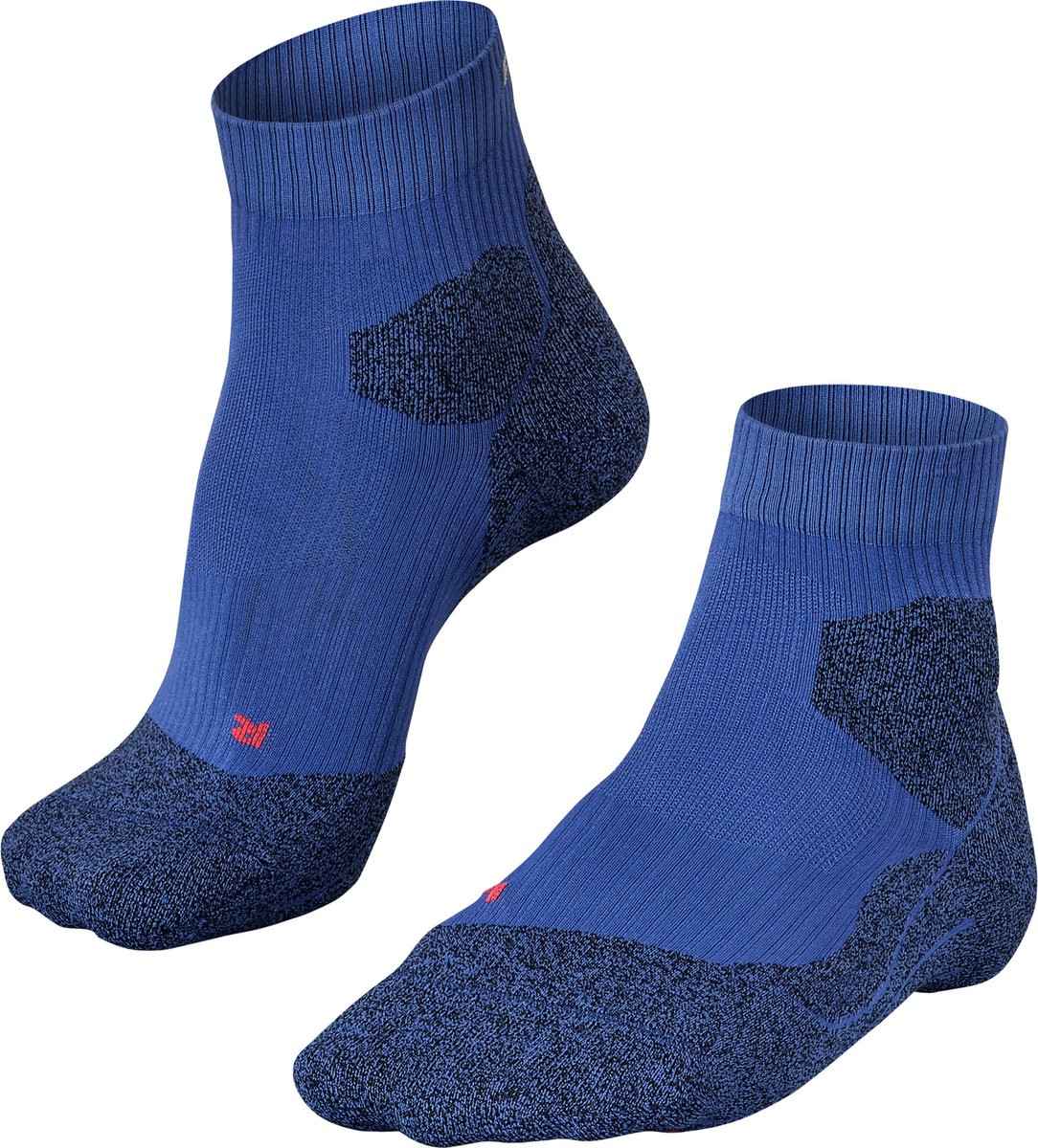 Falke ru trail anti-ampoules matériau fonctionnel chaussettes de course hommes bleu - taille 42-43