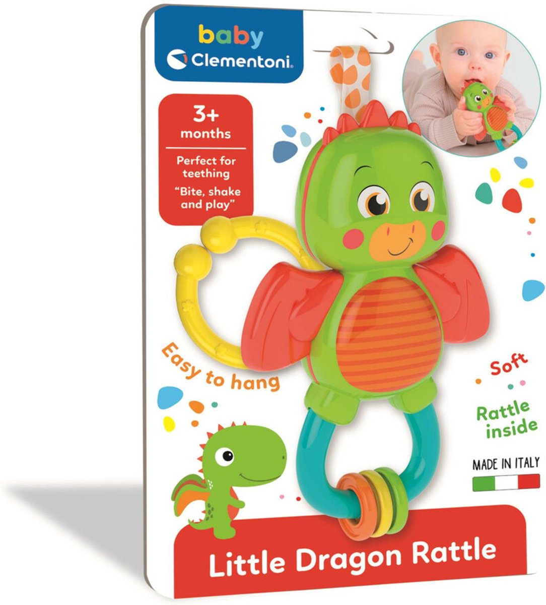 Clementoni bébé - hochet dragon