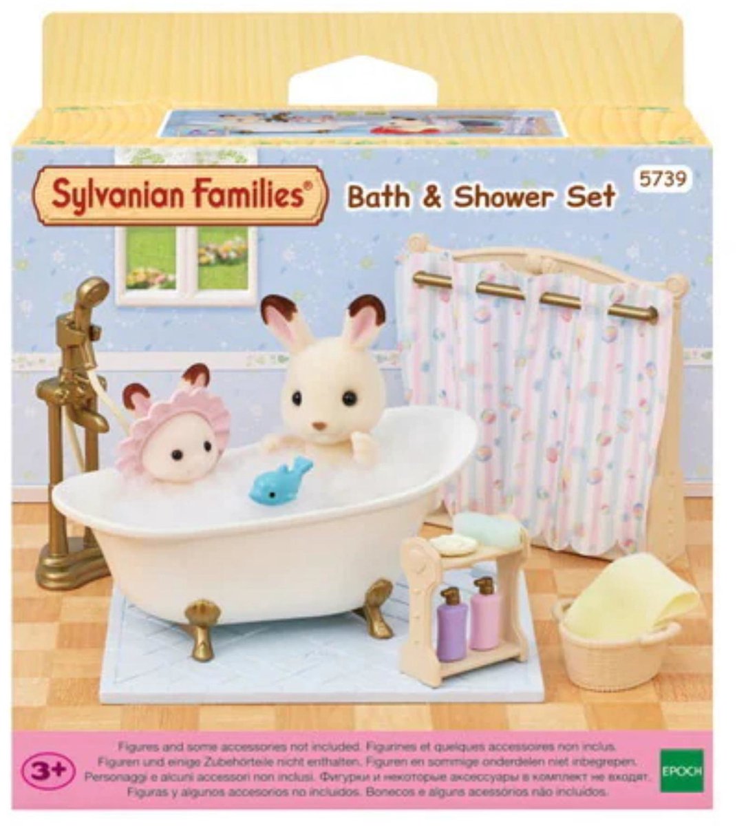 Ensemble de douche de bain Epoch Sylvanian Family