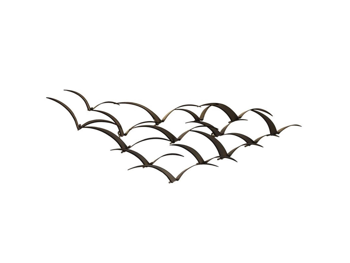 Gerkimex décoration murale en métal troupeau d'oiseaux