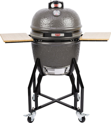 Grill guru kamado barbecue original medium compleet ø40cm ø15,75inch - compleet - grijs