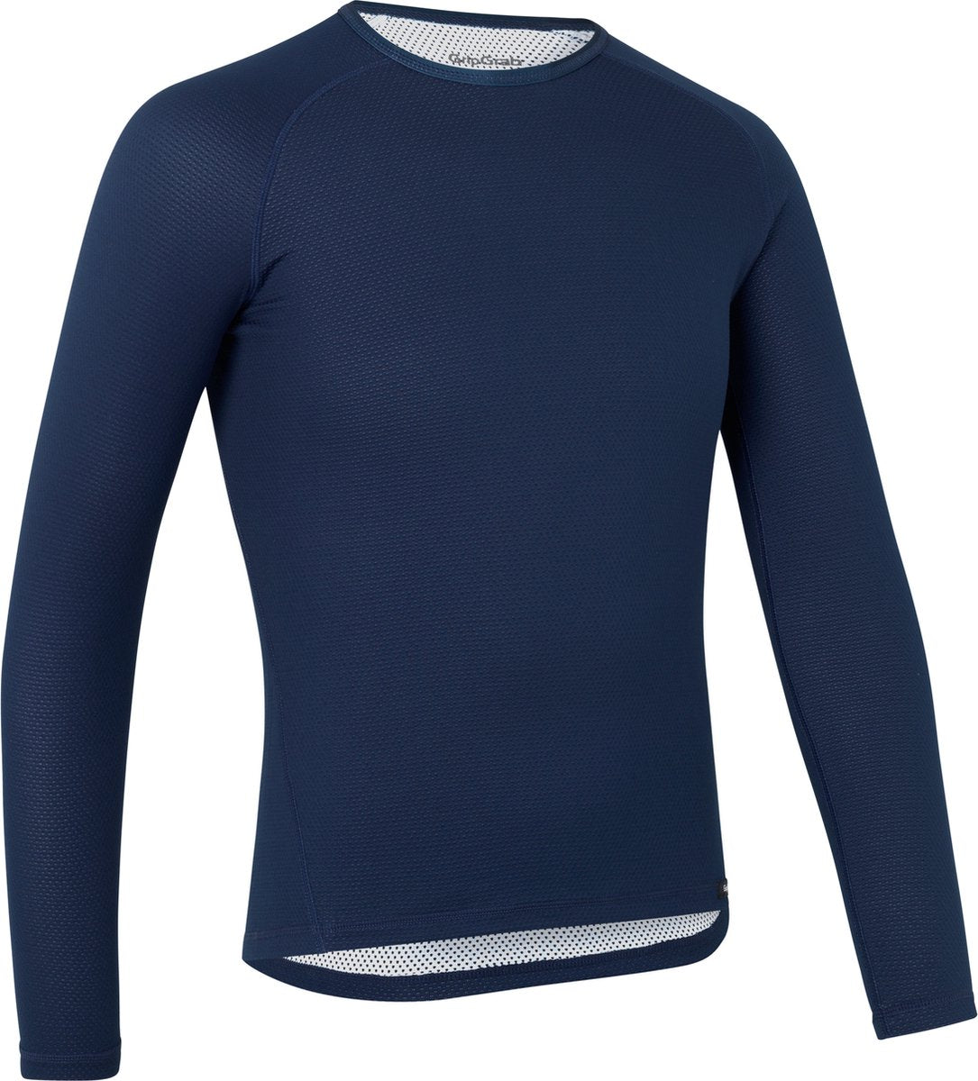 Gripgrab - ride thermal maillot de corps de vélo d'hiver à manches longues chemise thermique de couche de base en polygiene - bleu marine - homme - taille m