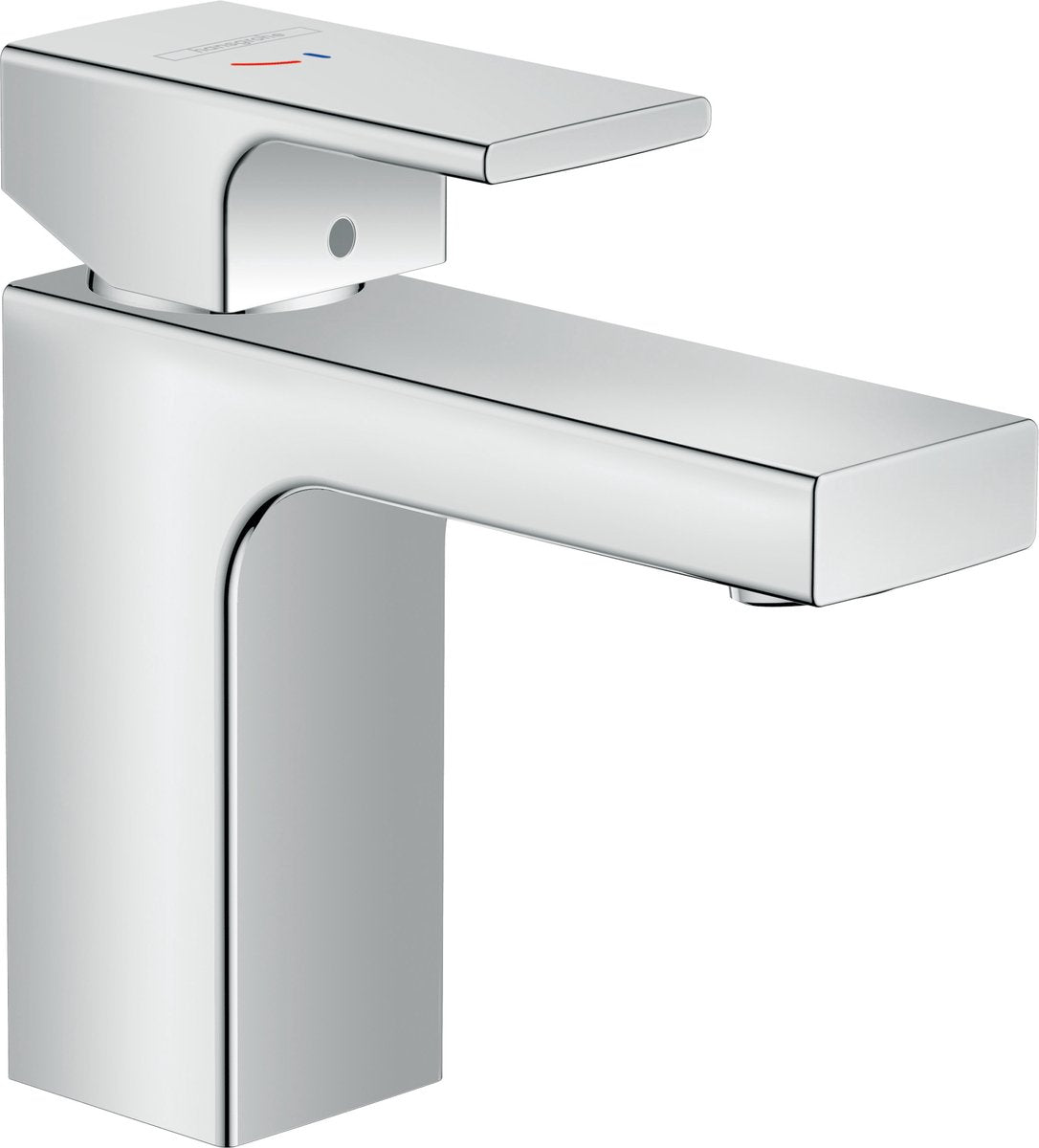 Forme vernis Hansgrohe - mitigeur de lavabo - commande monocommande - avec garniture de vidage - taille 100 mm - chrome