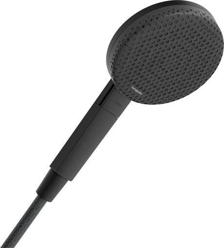 Hansgrohe Raindance Alive Select S - Douchette à main - Commande par bouton Select - Taille 125 mm - 3 fonctions de pulvérisation - Noir mat