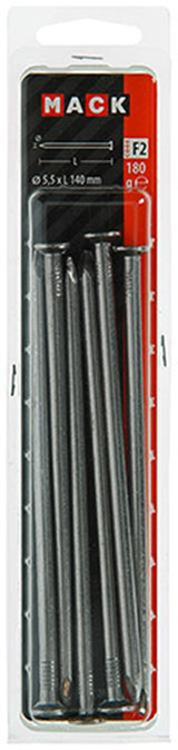 Mack 1017128 - nagel platte kop 180 gr 5,5 x 140 mm | 10 stuks