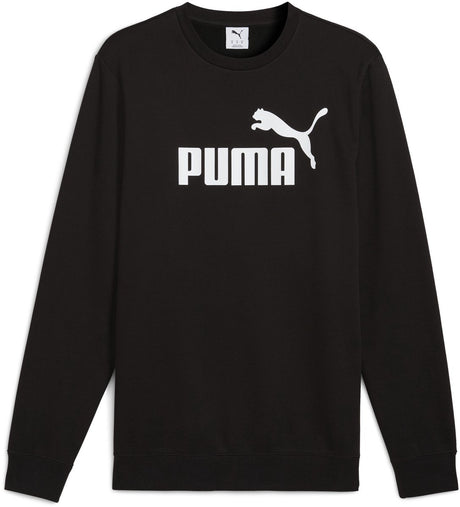 Puma ess non. pull homme 1 logo crew fl - noir