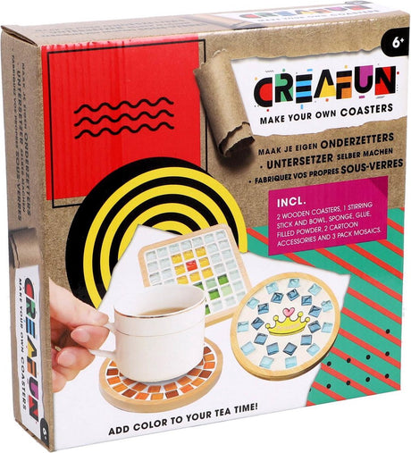 Creafun hobby set fabriquez vos propres sous-verres | 2 pièces