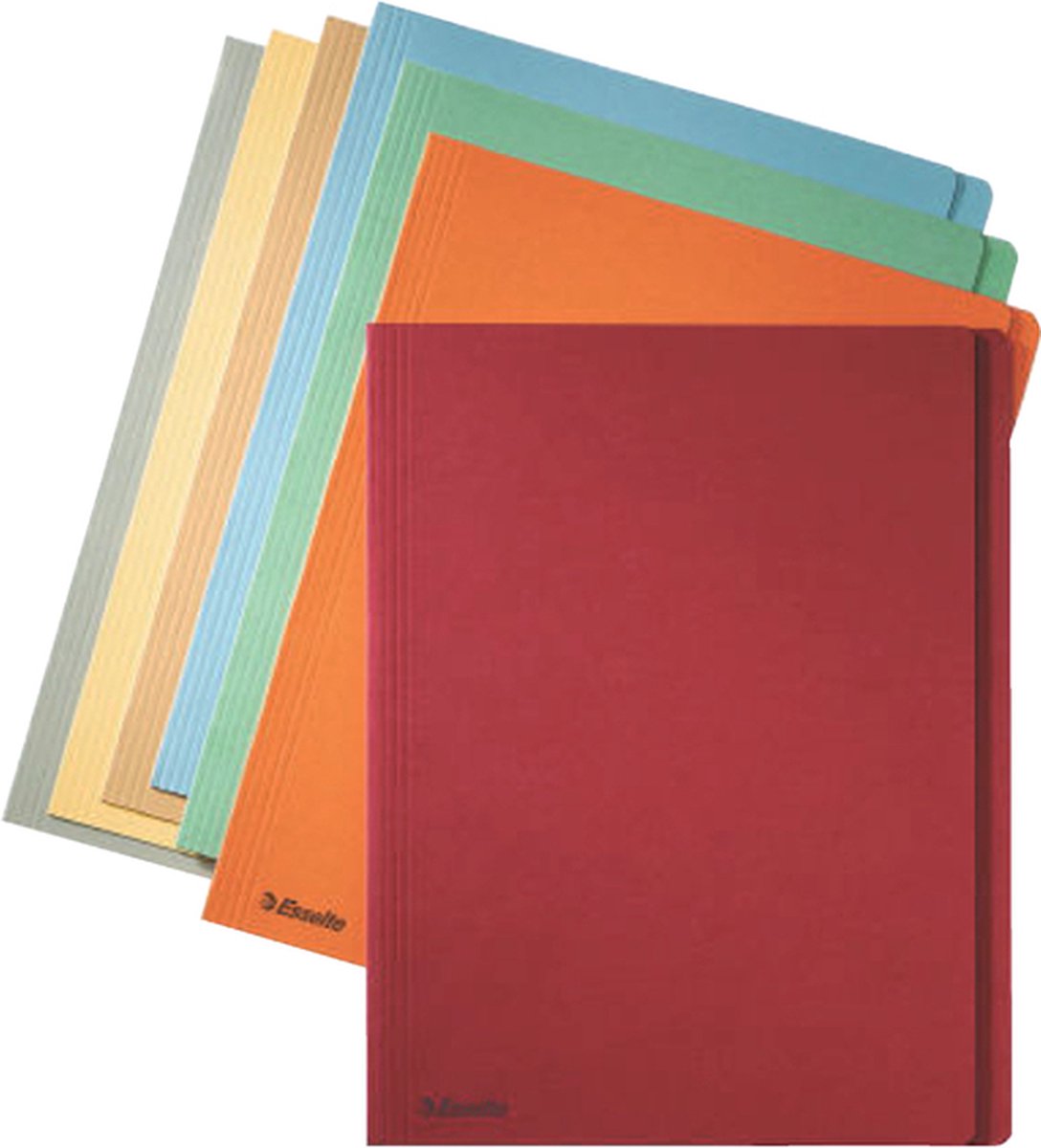 Esselte dossier pliant a4 couverture manille 275gr jaune | 100 pièces
