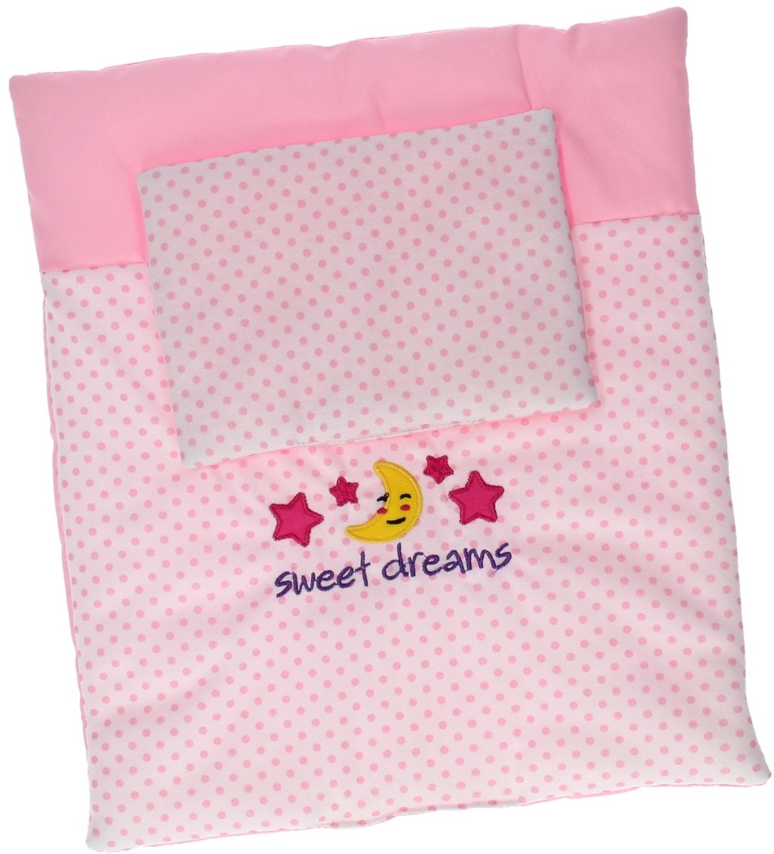 Baby Rose Doll Deken And Cushion Set