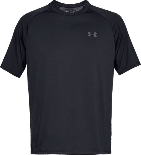 Under armour ua tech 2.0 ss tee-blk chemise de sport homme - noir - graphite