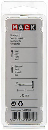 Mack 1017193 - bloknagel staal geblauwd 50 gr12 mm | 10 stuks