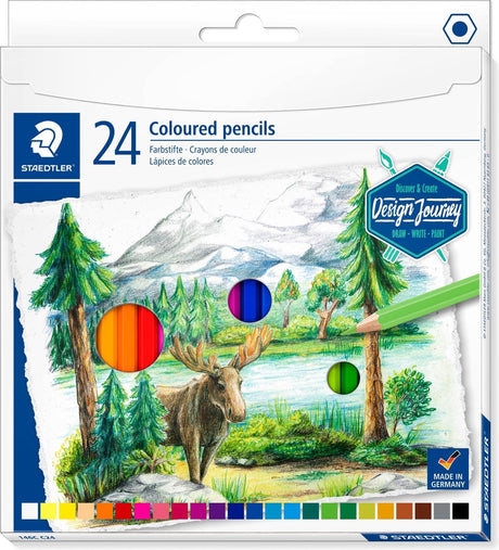 Staedtler design Journey - crayons de couleur - set 24 pcs