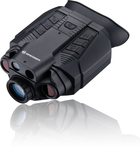 Jumelles de vision nocturne numériques Bresser - Explorer 200rf - Grossissement optique 6x - avec fonction d'enregistrement